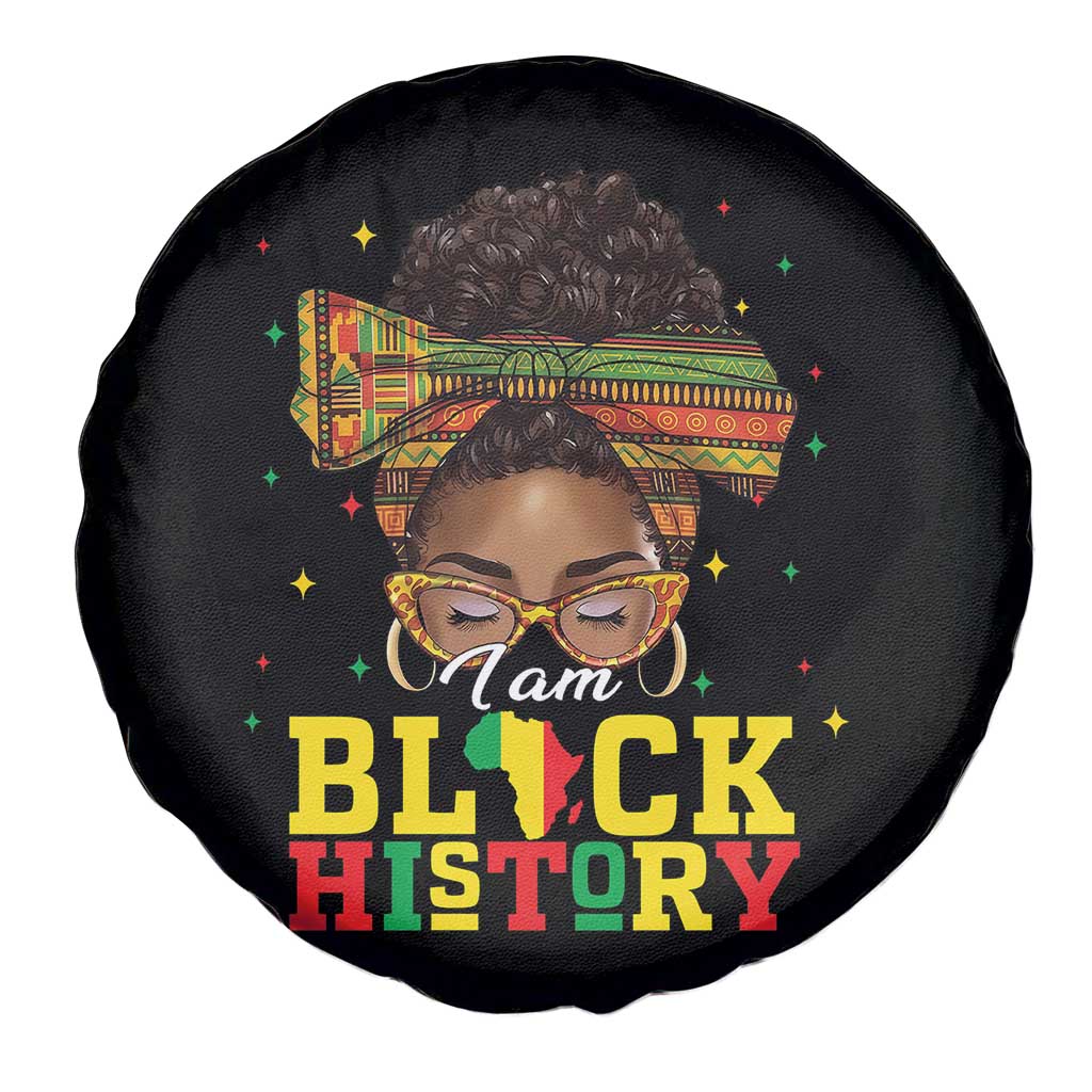 Black History Month Spare Tire Cover Messy Pun Afro African American TS14 Print Your Wear