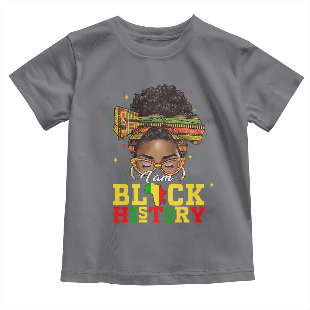 Black History Month Toddler T Shirt Messy Pun Afro African American TS14 Charcoal Print Your Wear