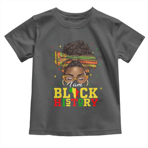 Black History Month Toddler T Shirt Messy Pun Afro African American TS14 Dark Heather Print Your Wear