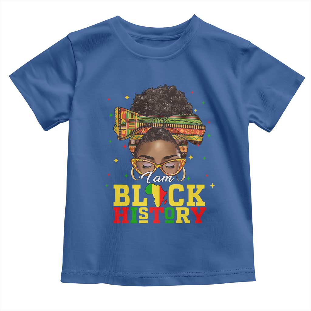 Black History Month Toddler T Shirt Messy Pun Afro African American TS14 Royal Blue Print Your Wear