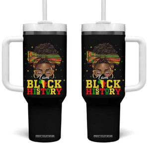 Black History Month Tumbler With Handle Messy Pun Afro African American TS14 One Size: 40 oz Black Print Your Wear