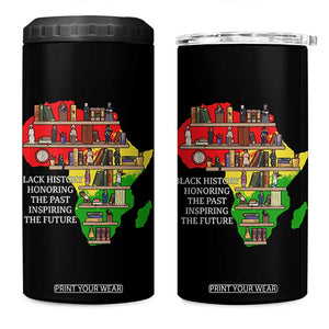 Black History Teacher 4 in 1 Can Cooler Tumbler Black History Honoring The Past Inspiring The Future TS14 One Size: 16 oz Black Print Your Wear