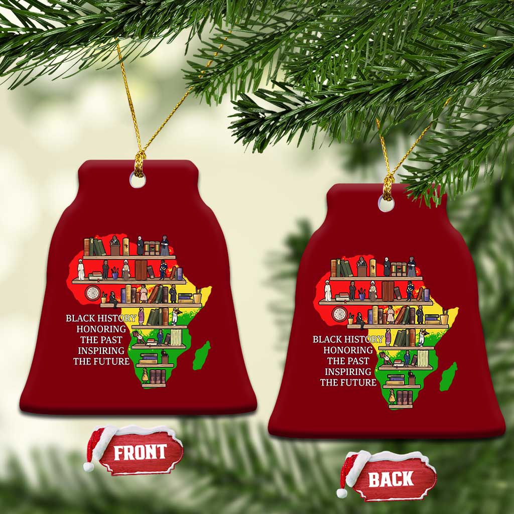 Black History Teacher Ceramic Ornament Black History Honoring The Past Inspiring The Future TS14 Print Your Wear