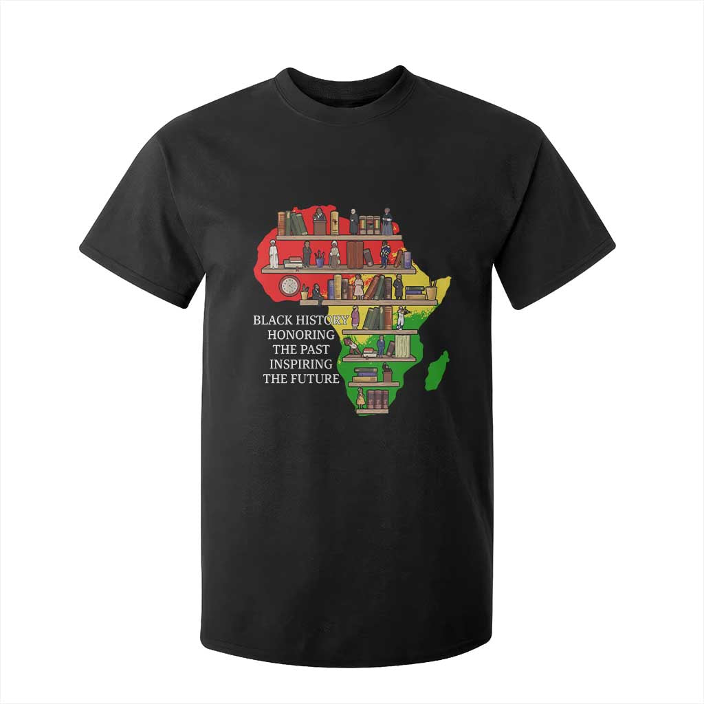 Black History Teacher T Shirt For Kid Black History Honoring The Past Inspiring The Future TS14 Black Print Your Wear
