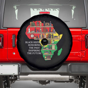 Black History Teacher Spare Tire Cover Black History Honoring The Past Inspiring The Future TS14 Black Print Your Wear