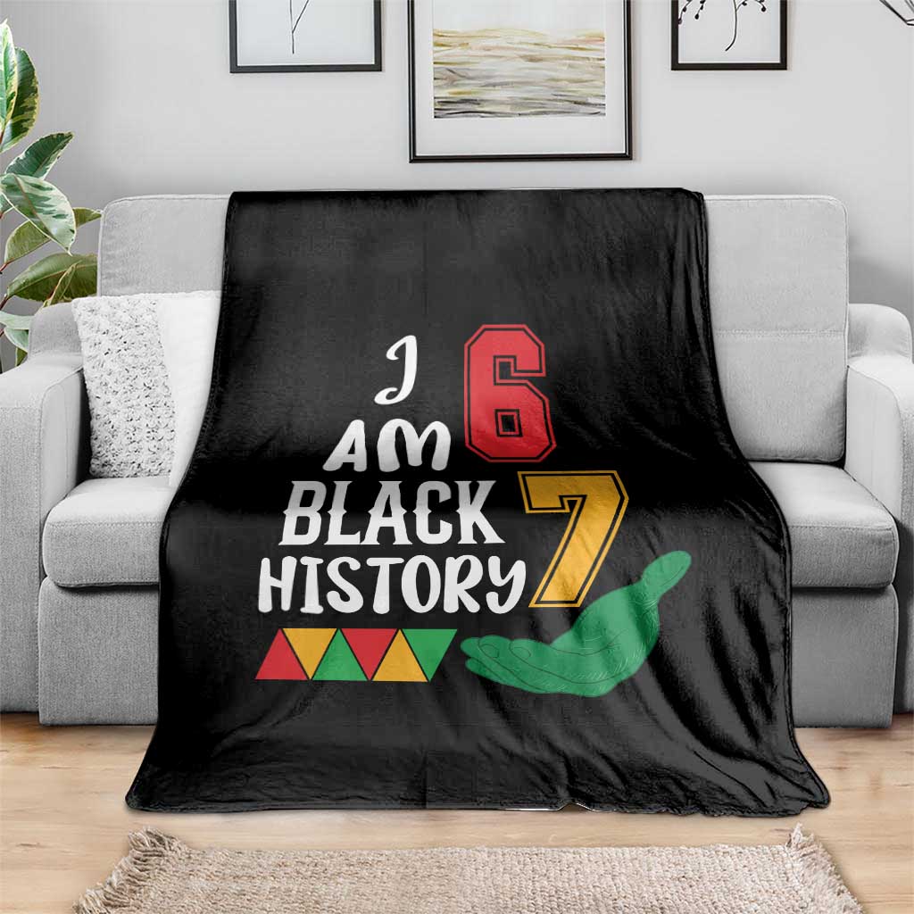 Funny Six Seven African American Throw Blanket Black History Month TS14 Print Your Wear