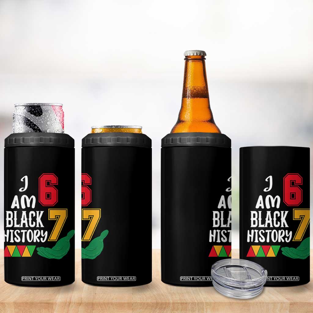 Funny Six Seven African American 4 in 1 Can Cooler Tumbler Black History Month TS14 Print Your Wear