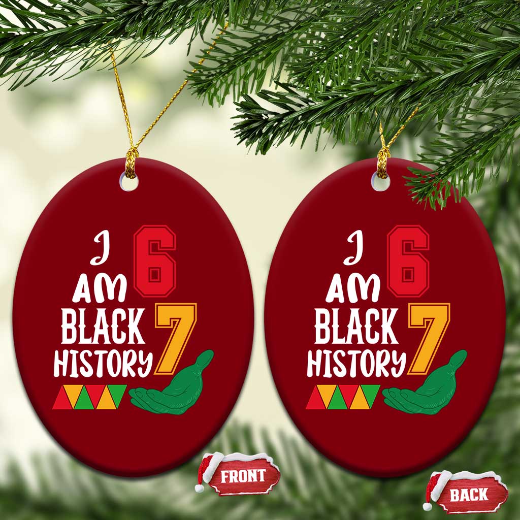 Funny Six Seven African American Ceramic Ornament Black History Month TS14 Print Your Wear