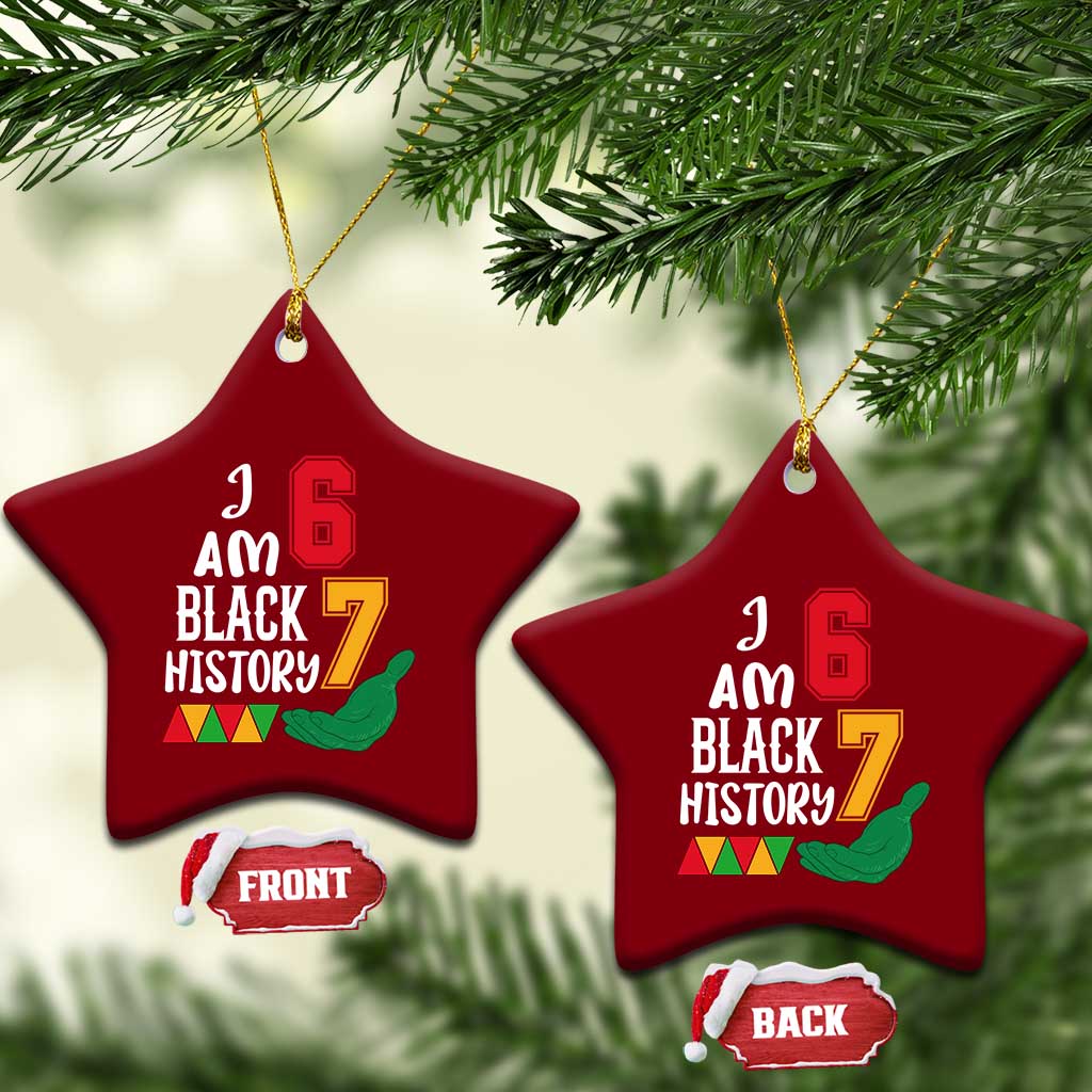 Funny Six Seven African American Ceramic Ornament Black History Month TS14 Print Your Wear