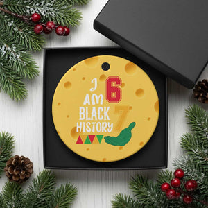 Funny Six Seven African American Ceramic Ornament Black History Month TS14 1pc Yellow Cheese Print Your Wear