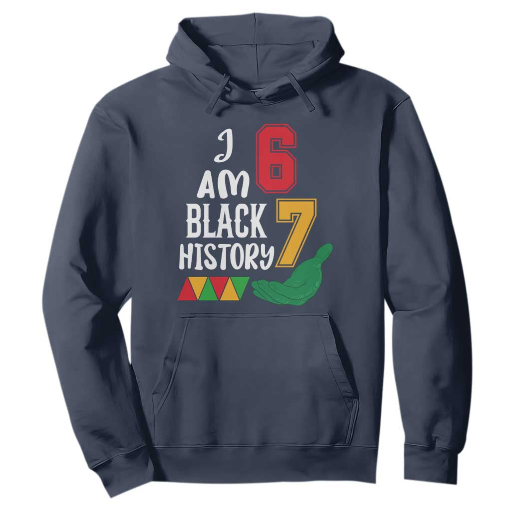 Funny Six Seven African American Hoodie Black History Month TS14 Navy Print Your Wear