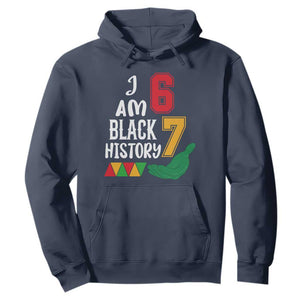 Funny Six Seven African American Hoodie Black History Month TS14 Navy Print Your Wear