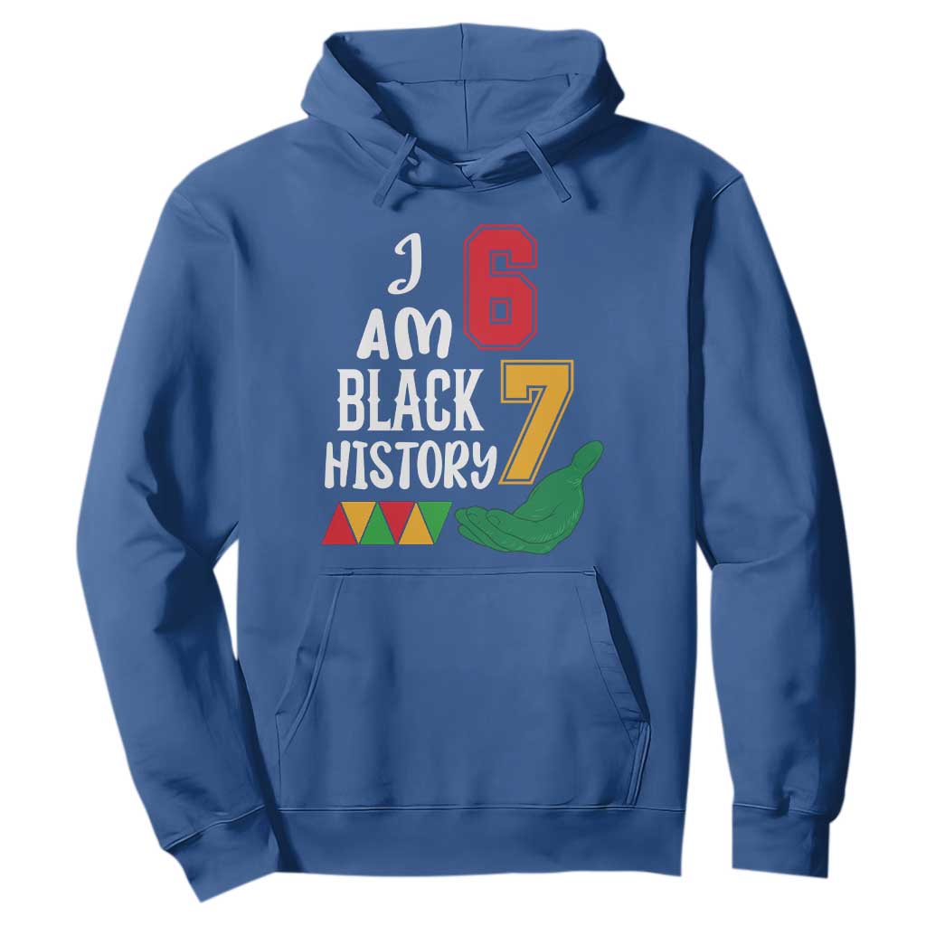 Funny Six Seven African American Hoodie Black History Month TS14 Royal Blue Print Your Wear