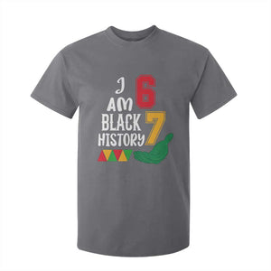 Funny Six Seven African American T Shirt For Kid Black History Month TS14 Charcoal Print Your Wear