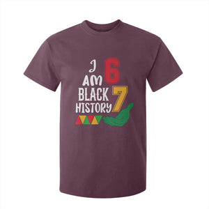 Funny Six Seven African American T Shirt For Kid Black History Month TS14 Maroon Print Your Wear