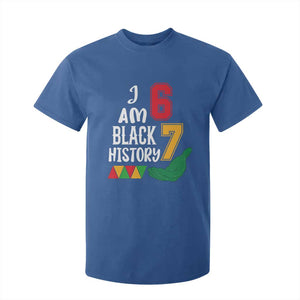 Funny Six Seven African American T Shirt For Kid Black History Month TS14 Royal Blue Print Your Wear