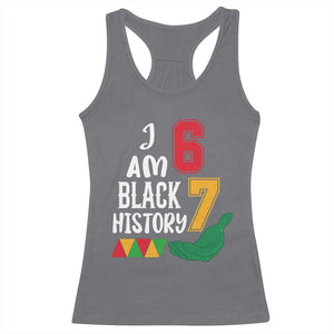 Funny Six Seven African American Racerback Tank Top Black History Month TS14 Charcoal Print Your Wear