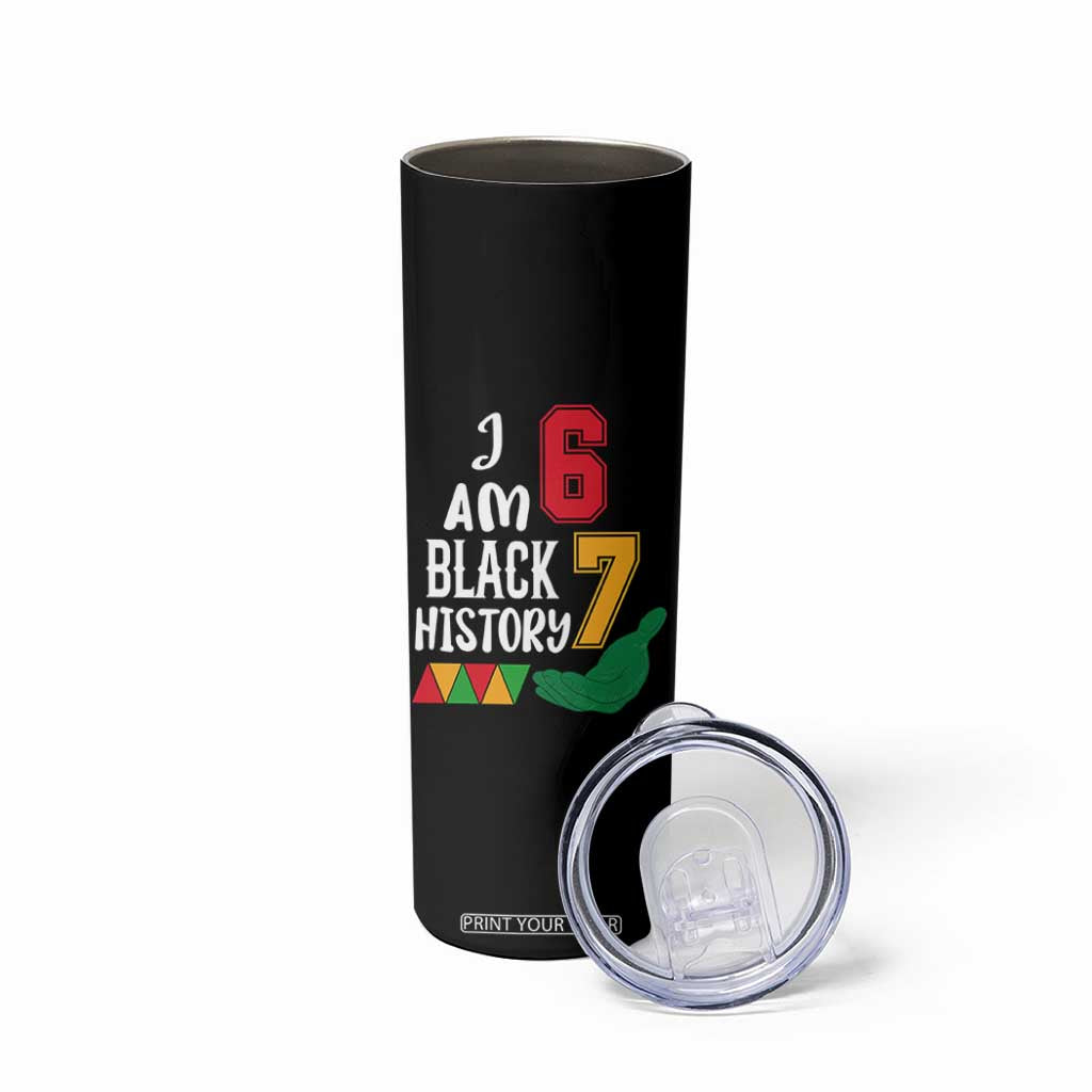 Funny Six Seven African American Skinny Tumbler Black History Month TS14 Print Your Wear