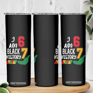 Funny Six Seven African American Skinny Tumbler Black History Month TS14 Print Your Wear