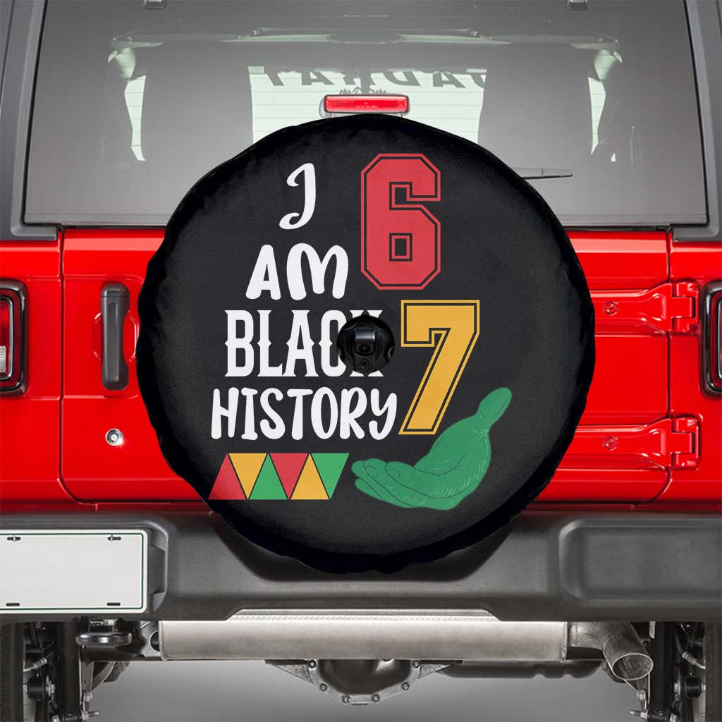 Funny Six Seven African American Spare Tire Cover Black History Month TS14 Black Print Your Wear