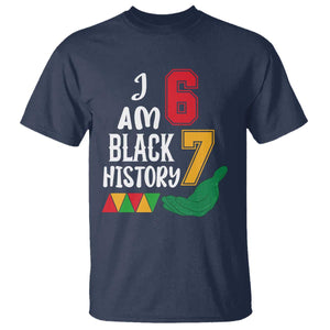 Funny Six Seven African American T Shirt Black History Month TS14 Navy Print Your Wear