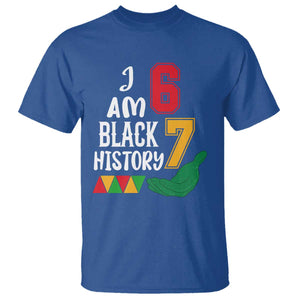 Funny Six Seven African American T Shirt Black History Month TS14 Royal Blue Print Your Wear