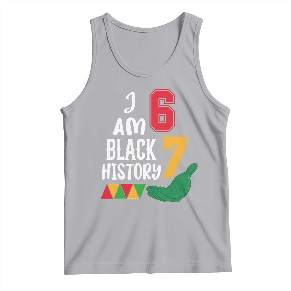 Funny Six Seven African American Tank Top Black History Month TS14 Athletic Heather Print Your Wear
