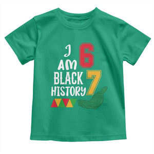 Funny Six Seven African American Toddler T Shirt Black History Month TS14 Irish Green Print Your Wear