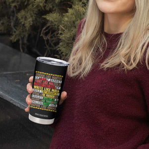 Black History Month Tumbler Cup Dream Like Martin Lead Like Harriet TS14 Print Your Wear