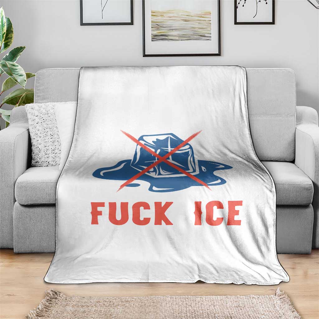 Ice Cube Anti ICE Immigration Human Rights Meme Throw Blanket TS14 Print Your Wear