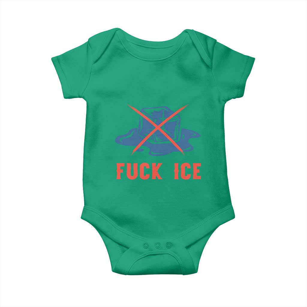 Ice Cube Anti ICE Immigration Human Rights Meme Baby Onesie TS14 Irish Green Print Your Wear