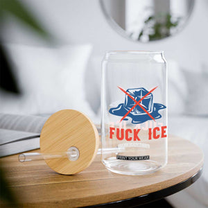 Ice Cube Anti ICE Immigration Human Rights Meme Glass Can TS14 Print Your Wear