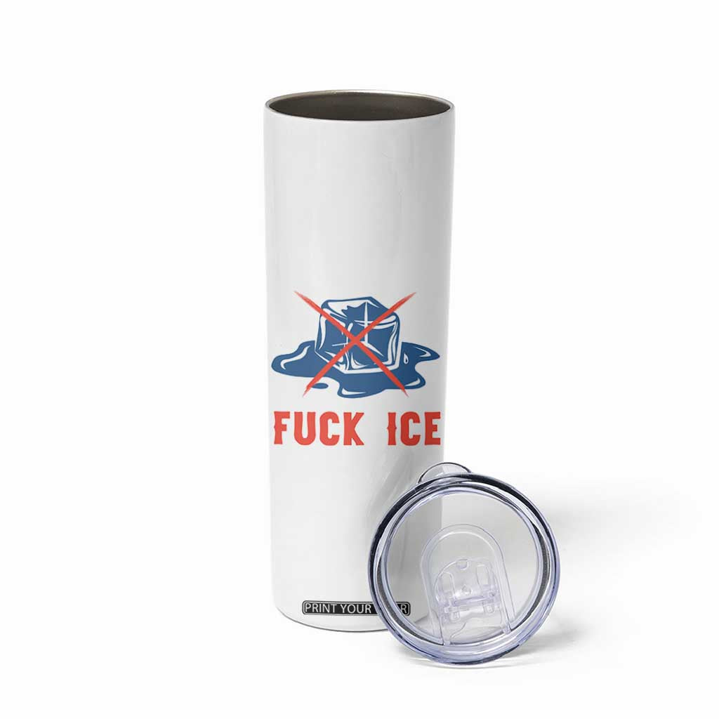 Ice Cube Anti ICE Immigration Human Rights Meme Skinny Tumbler TS14 Print Your Wear