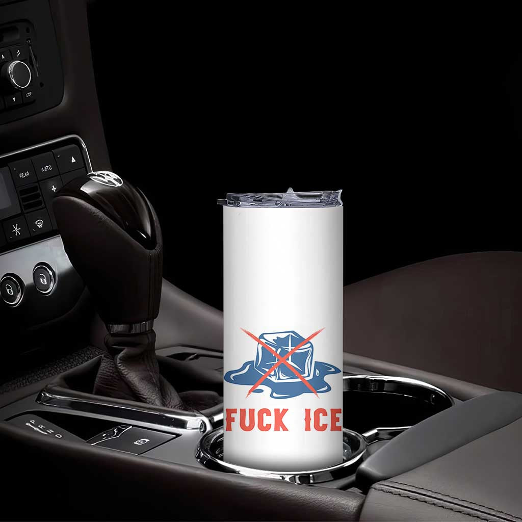 Ice Cube Anti ICE Immigration Human Rights Meme Skinny Tumbler TS14 Print Your Wear