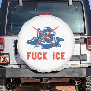 Ice Cube Anti ICE Immigration Human Rights Meme Spare Tire Cover TS14 No hole White Print Your Wear