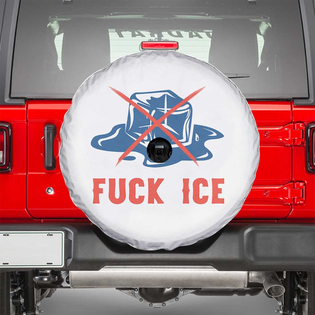 Ice Cube Anti ICE Immigration Human Rights Meme Spare Tire Cover TS14 White Print Your Wear