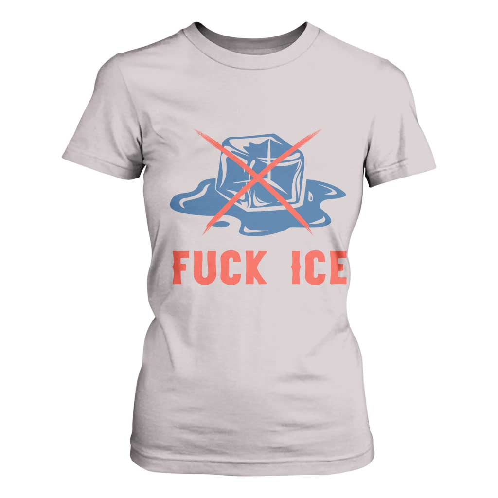 Ice Cube Anti ICE Immigration Human Rights Meme T Shirt For Women TS14 Ice Gray Print Your Wear