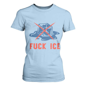Ice Cube Anti ICE Immigration Human Rights Meme T Shirt For Women TS14 Light Blue Print Your Wear