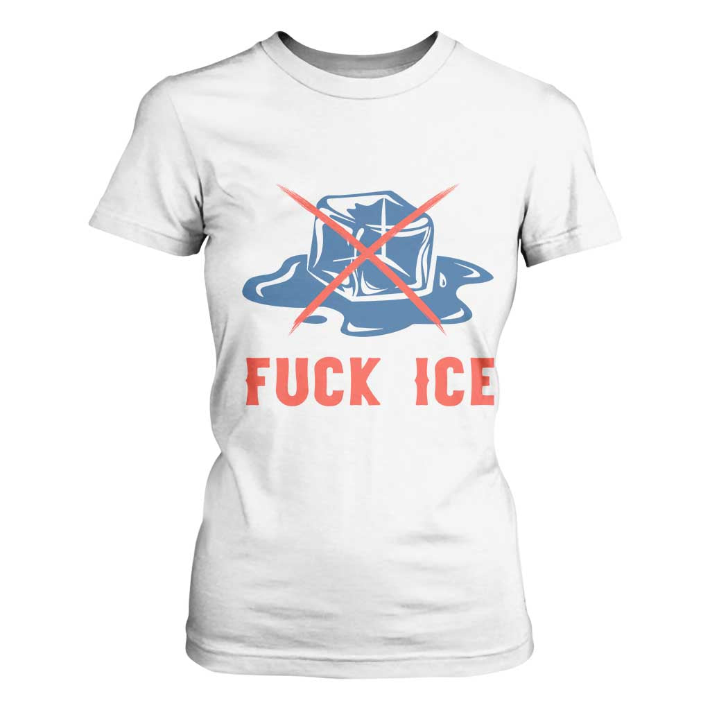 Ice Cube Anti ICE Immigration Human Rights Meme T Shirt For Women TS14 White Print Your Wear