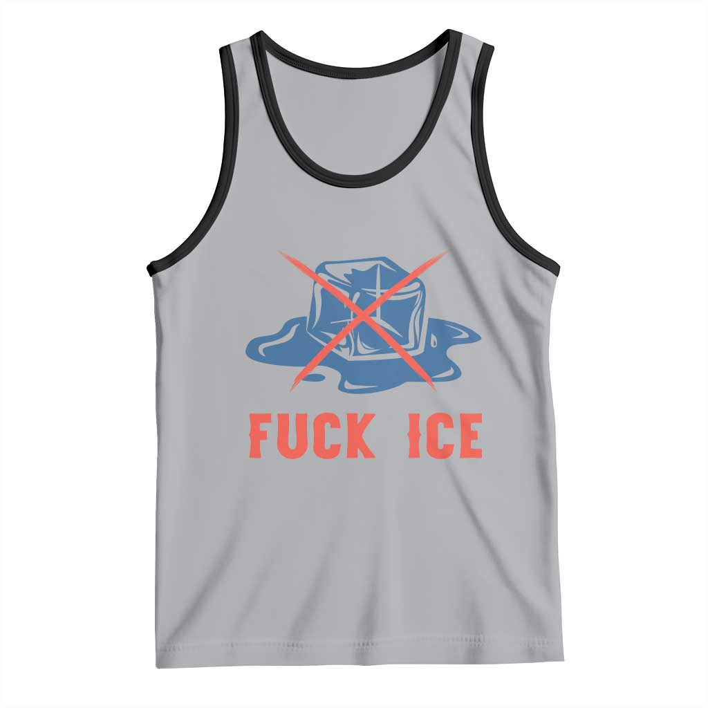 Ice Cube Anti ICE Immigration Human Rights Meme Tank Top TS14 Athletic Heather Black Print Your Wear