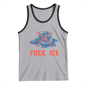 Ice Cube Anti ICE Immigration Human Rights Meme Tank Top TS14 Athletic Heather Black Print Your Wear