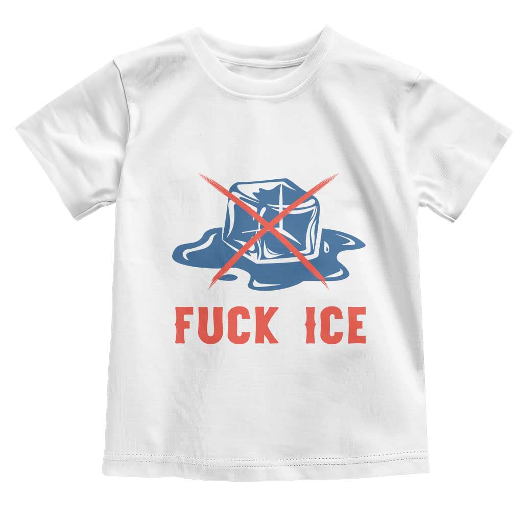 Ice Cube Anti ICE Immigration Human Rights Meme Toddler T Shirt TS14 White Print Your Wear