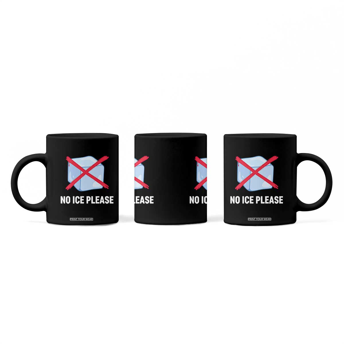 No Ice Please Coffee Mug Ice Cube Anti ICE Deportation Human Rights Protest TS14 Print Your Wear