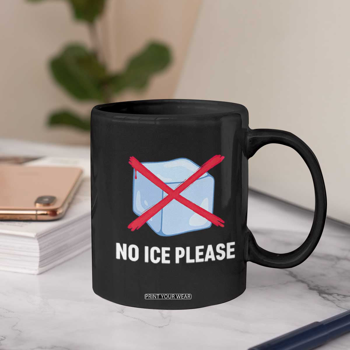 No Ice Please Coffee Mug Ice Cube Anti ICE Deportation Human Rights Protest TS14 Print Your Wear