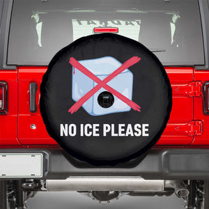 No Ice Please Spare Tire Cover Ice Cube Anti ICE Deportation Human Rights Protest TS14 Black Print Your Wear
