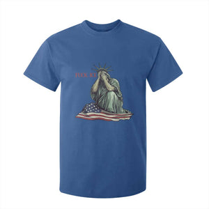 Statue of Liberty Anti ICE Deportation Human Rights Protest T Shirt For Kid TS14 Royal Blue Print Your Wear