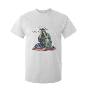 Statue of Liberty Anti ICE Deportation Human Rights Protest T Shirt For Kid TS14 White Print Your Wear