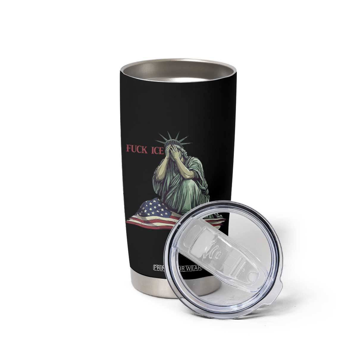 Statue of Liberty Anti ICE Deportation Human Rights Protest Tumbler Cup TS14 Print Your Wear