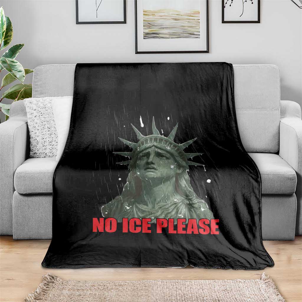 No Ice Please Throw Blanket Statue of Liberty Crying Anti ICE Deportation Human Rights TS14 Print Your Wear