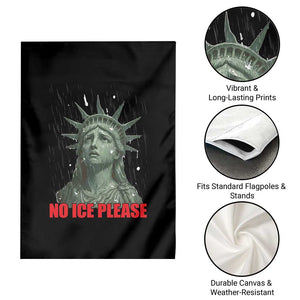 No Ice Please Garden Flag Statue of Liberty Crying Anti ICE Deportation Human Rights TS14 Print Your Wear